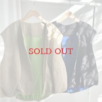 【インスタliveご紹介アイテム】bi-color cocoon vest
