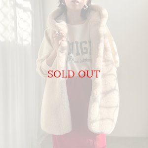 画像1: ●SALE●内側にもファーであったか【liveご紹介アイテム】hoodie fur vest