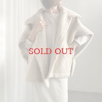 ● SALE●気軽に羽織れてしっかり暖かい【liveご紹介アイテム】boa vest jacket