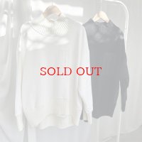 ●SALE●あったかアイテム●【liveご紹介アイテム】キルティングニットドッキングプルオーバー