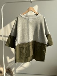 【SALE LIVE ご紹介アイテム】ジップデザインドッキングプルオーバー