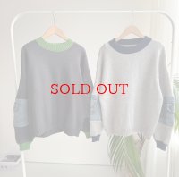 ●SALE●デニムドッキングニット【LIVEアイテム】