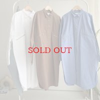 ⚫︎SALE⚫︎【LIVEご紹介アイテム】●ジップポケットオーバーシャツワンピ