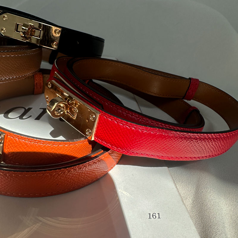 ○ご予約○design leather belt - La-mer